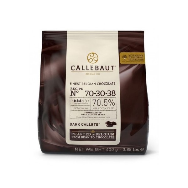 Callebaut. Chocolate amargo 70% 400 grs