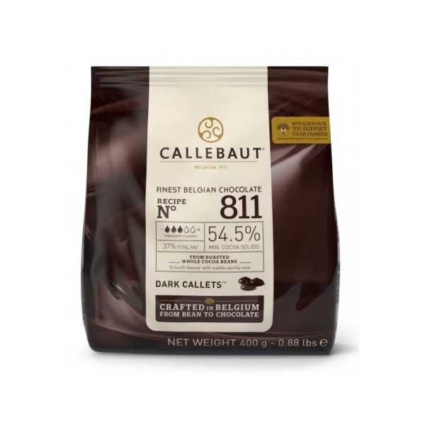Callebaut. Chocolate 54.5 % 400 grs