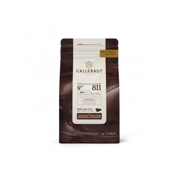 Callebaut. Chocolate semi amargo 54%. 1 Kg