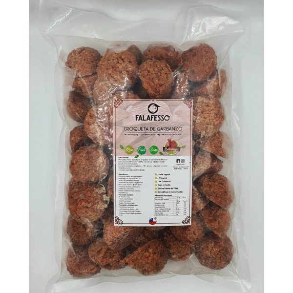 Falafel Croqueta de Garbanzo Betarraga 400 grs Falafesso