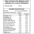Fino chocolate amargo con Naranja 70% Cacao Orgánico Vivani