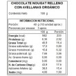 Chocolate Nougat Relleno con Avellanas Orgánico. 100 grs . Vivani