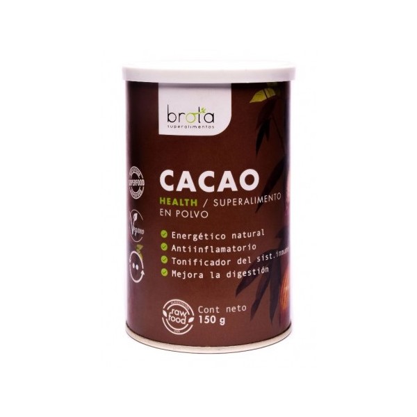 Cacao en polvo superalimento 150 gramos Marca Brota