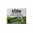 Caldo en cubitos de vegetales bajo en sal 66 gramos 6 unidades Marca Kallo
