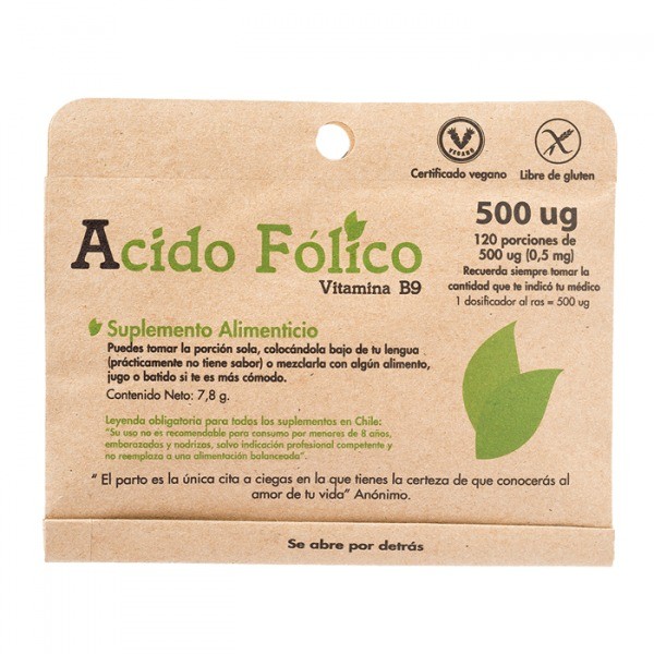 Acido Fólico. Dulzura Natural