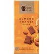 Chocolate con jarabe de arroz, almendra y naranja orgánico 80grs Marca: Ichoc