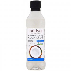 Aceite de coco líquido 236ml Orgánico. Nutiva