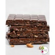 Multibarra , chocolate negro, cerezas y almendra 150 grs. Sabores sin culpa