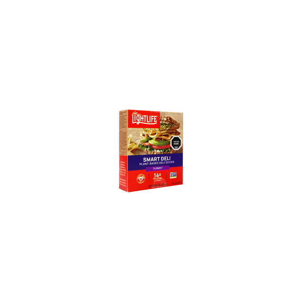 Smart Deli Veggie Turkey Slices 156grs. Lightlife