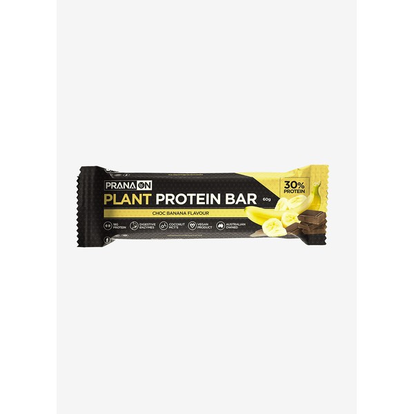 Barra de Proteína Vegana Sabor Choc Banana 60 grs. Prana on