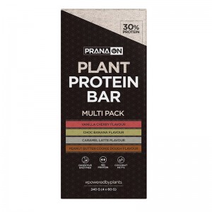 Barra Proteína Vegana Multi pack 240 grs. (04 unid) Prana on