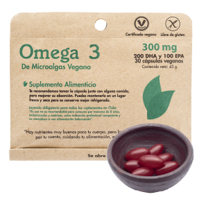 Omega 3 . Vegano. Dulzura Natural