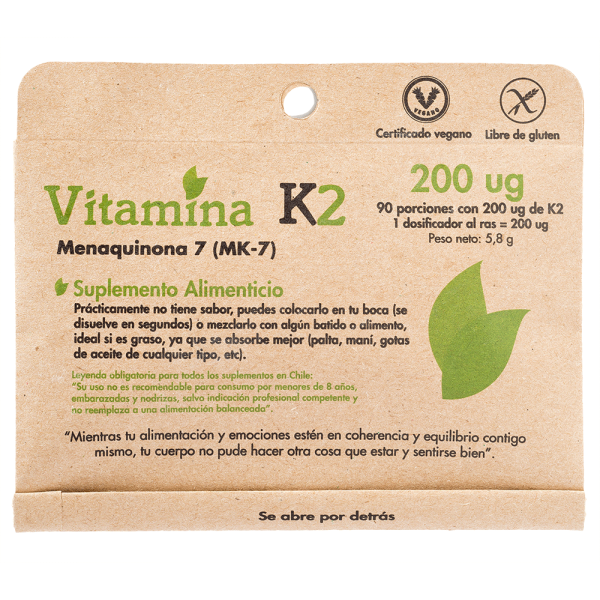 Vitamina K2. Dulzura Natural