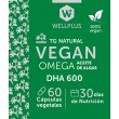 Omega Vegan 60 cápsulas. Wellplus