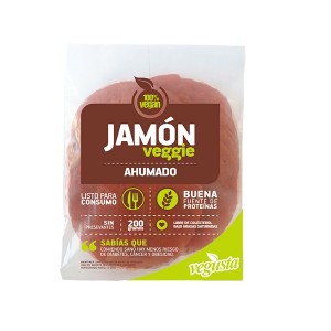 Jamón Ahumado Vegano.Vegusta