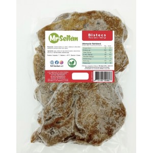 Seitán Bistec 500 grs. Mr Seitan.. OFERTA DIECIOCHERA $5.000 RETIRO EN TIENDA