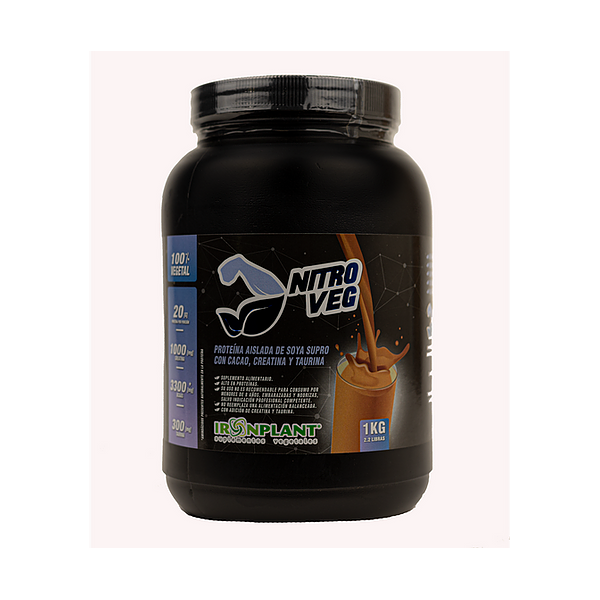 Nitro Veg Soy con Creatina y Taurina IronPlant
