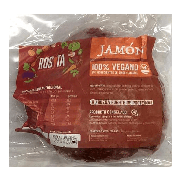 Jamón Vegano 250 grs. Doña Rosita