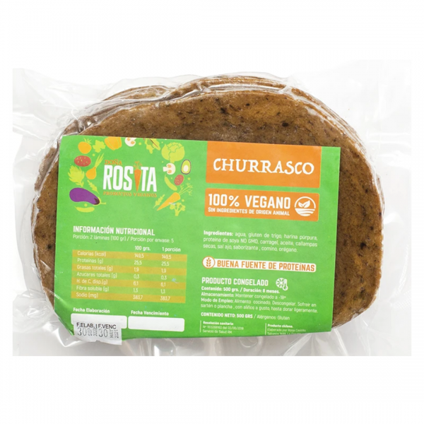 Seitán Churrasco 500 grs. Doña Rosita