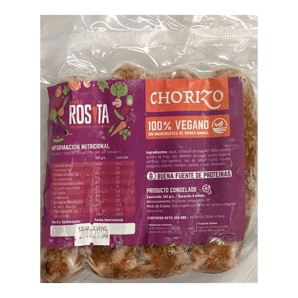 Chorizo 260 grs. Doña Rosita