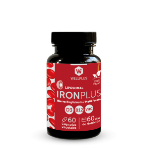 Iron Plus Liposomal 60 cápsulas. WellPlus