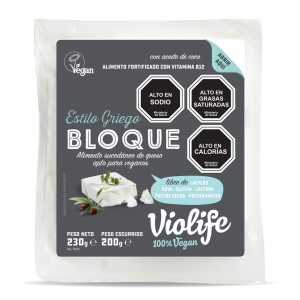 Queso bloque Griego tipo feta 200 grs. Violife