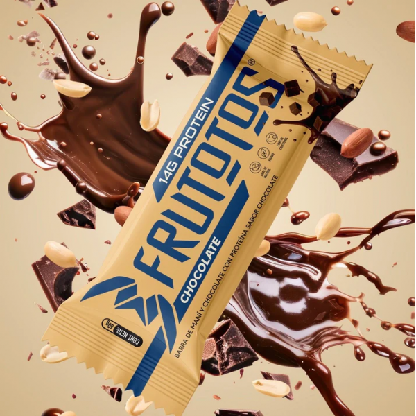 Barra de proteína sabor Chocolate $1.990-Frutotos