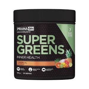 Super Greens Sabor Tropical 150 Gr. Prana on