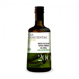 Aceite de oliva extra virgen con Jalapeño 100%.Las doscientas