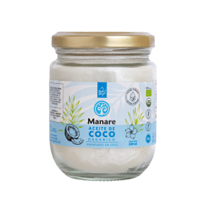 Aceite de coco orgánico 200 ml.Manare