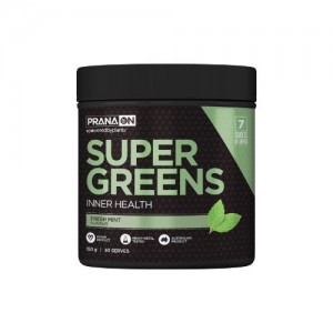 Super Greens sabor Menta 150 Gr. Pran on