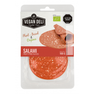 Salami meat-free slices orgánico 100g.