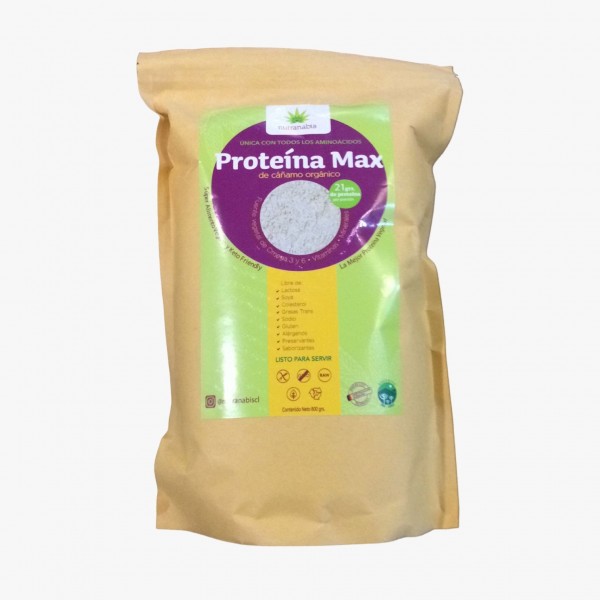 Proteína Max de Cáñamo Orgánico 800 grs. Nutranabis