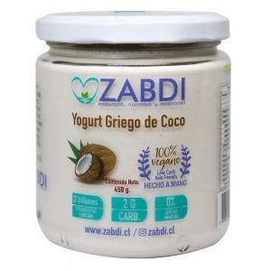 Yogurt Griego de Coco 450Grs.ZABDI