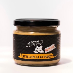 Mantequilla de Maní Tostado Crunchy 200 grs -Allnuts Food