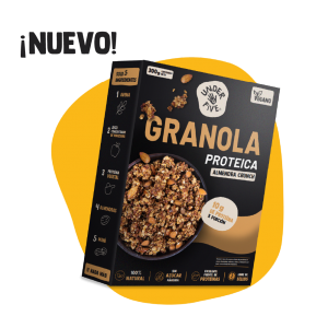 Granola Proteica Underfive sabor Almendra Crunch 300 grs. UnderFive