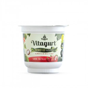 Vitagurt 140g en base a coco – Sabor Frutilla. Yoggie