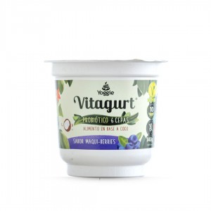Vitagurt 140g en base a coco – Sabor Maqui Berries -Yoggie