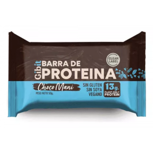 Barra Proteica Cacao Maní 45 g. Gibit