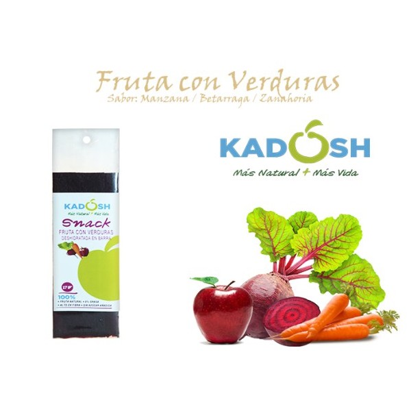 Snack Pure de Manzana Betarraga y Zanahoria Vitamina C