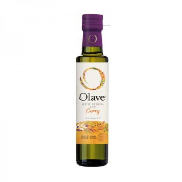 Aceite de oliva extra virgen con curry 250ml. Olave