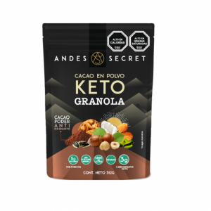 Granola keto chocolate 312 grs.Andes Secret