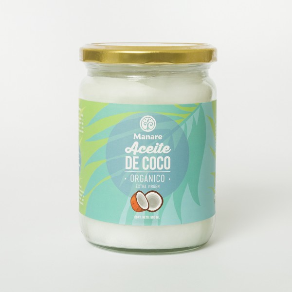 Aceite de Coco Organico Manare 500ml