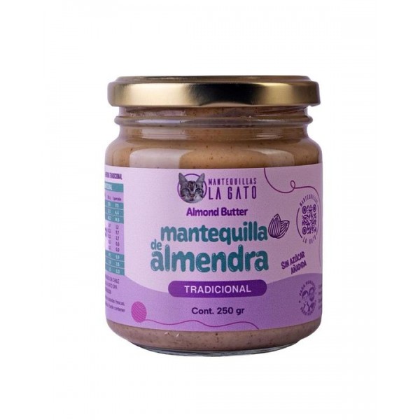 Mantequilla Almendras 250gr.La Gato