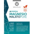 Magnesio Malato Pure 60 cápsulas. Wellplus