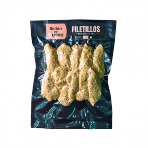 Filetillos de Seitán 500 grs . Del Bueno