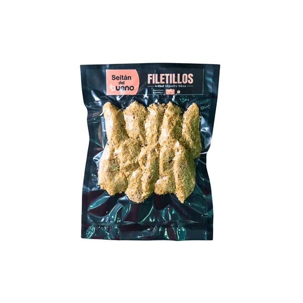 Filetillos de Seitán 500 grs . Del Bueno