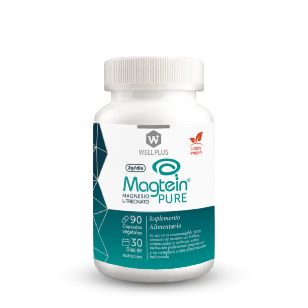 Magnesio L treonato Pure (Magtein) 90 cápsulas -Wellplus