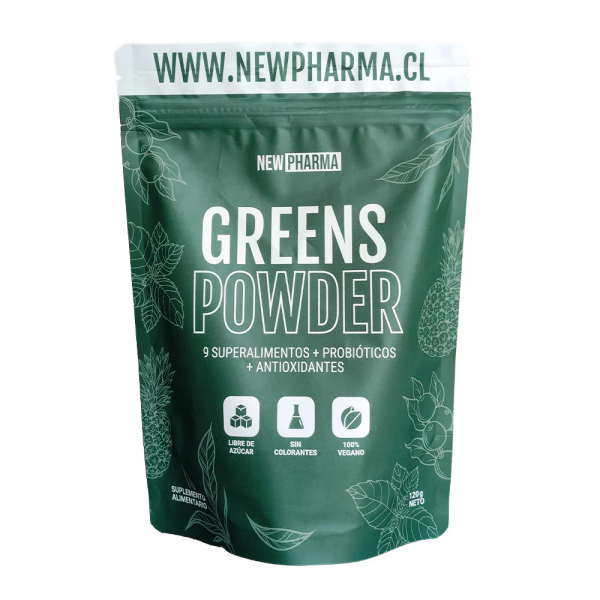 Greens Powder 120 gramos - NewPharma
