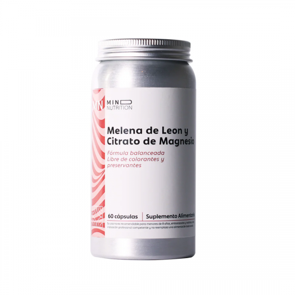 Melena de León + Citrato de Magnesio + Vitamina B6 60 caps - Mind Nutrition